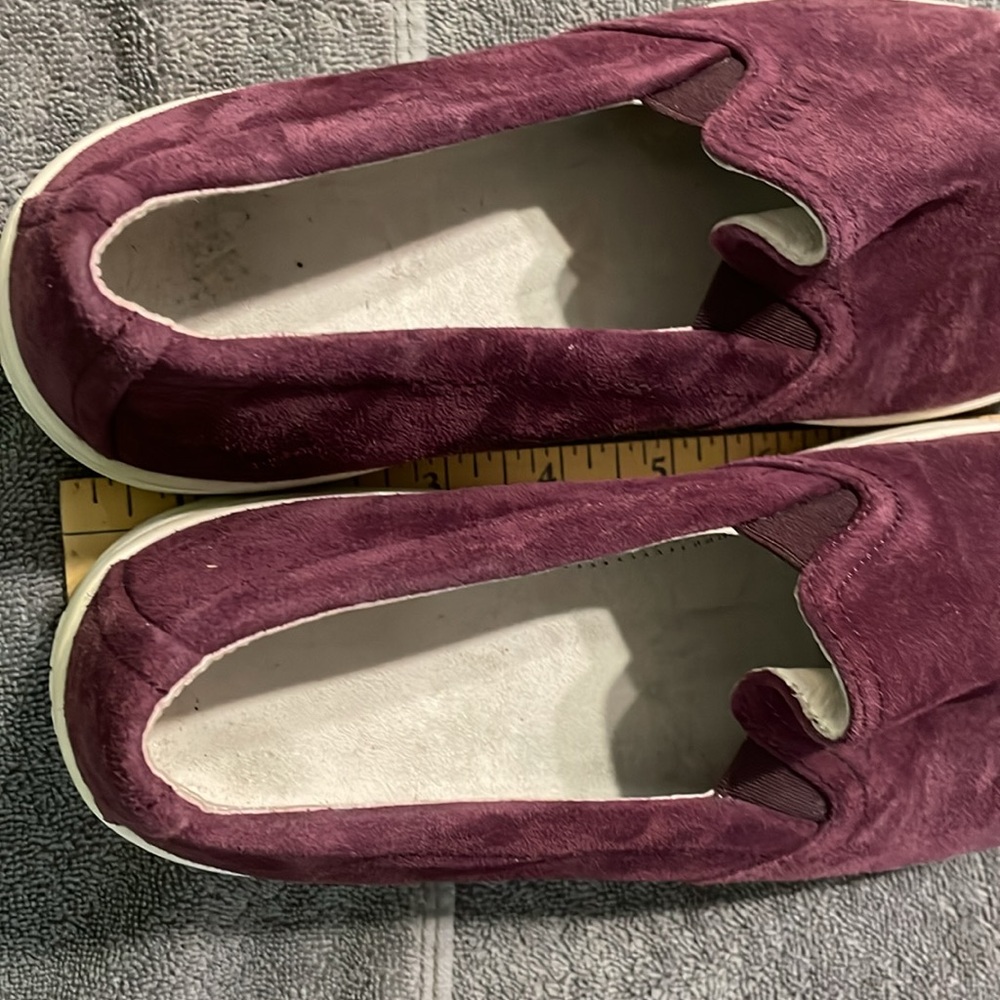 Prada Plum Purple Women’s Suede slip on shoes size EUR 37.5 / US 7.5 - 8 - Picture 7 of 10